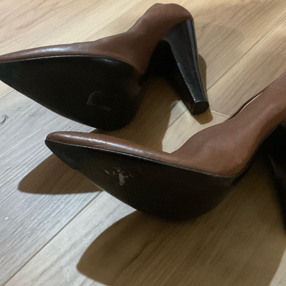 Giuseppe Zanotti Brown Leather Heels - Picture 2 of 3